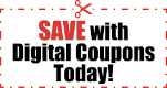 Save with our digital coupons